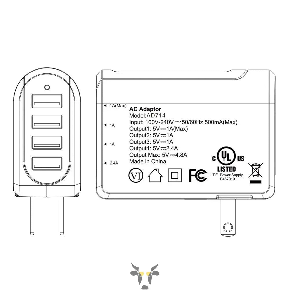 The wall charger - Holy Cow Promo Products