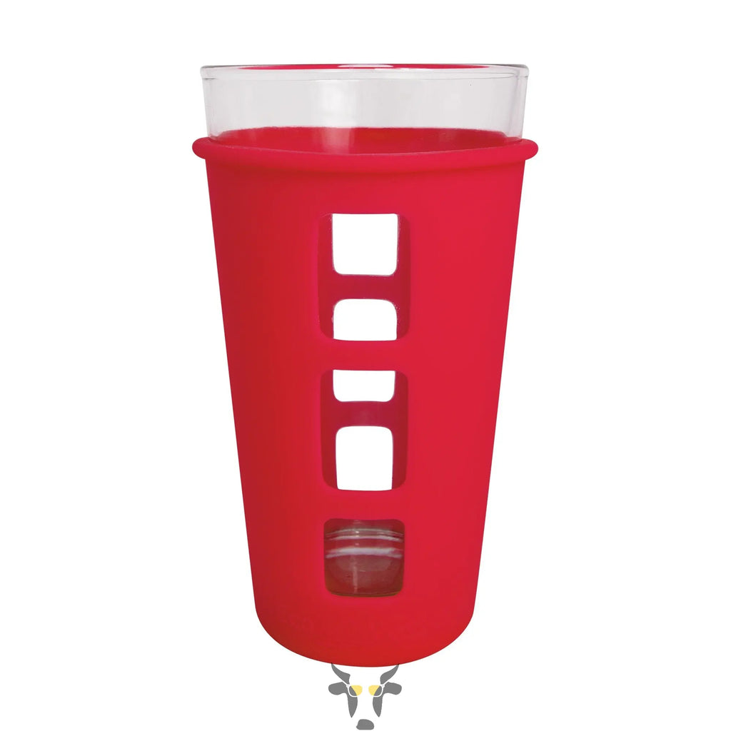 The glass and sleeve - Holy Cow Promo Products