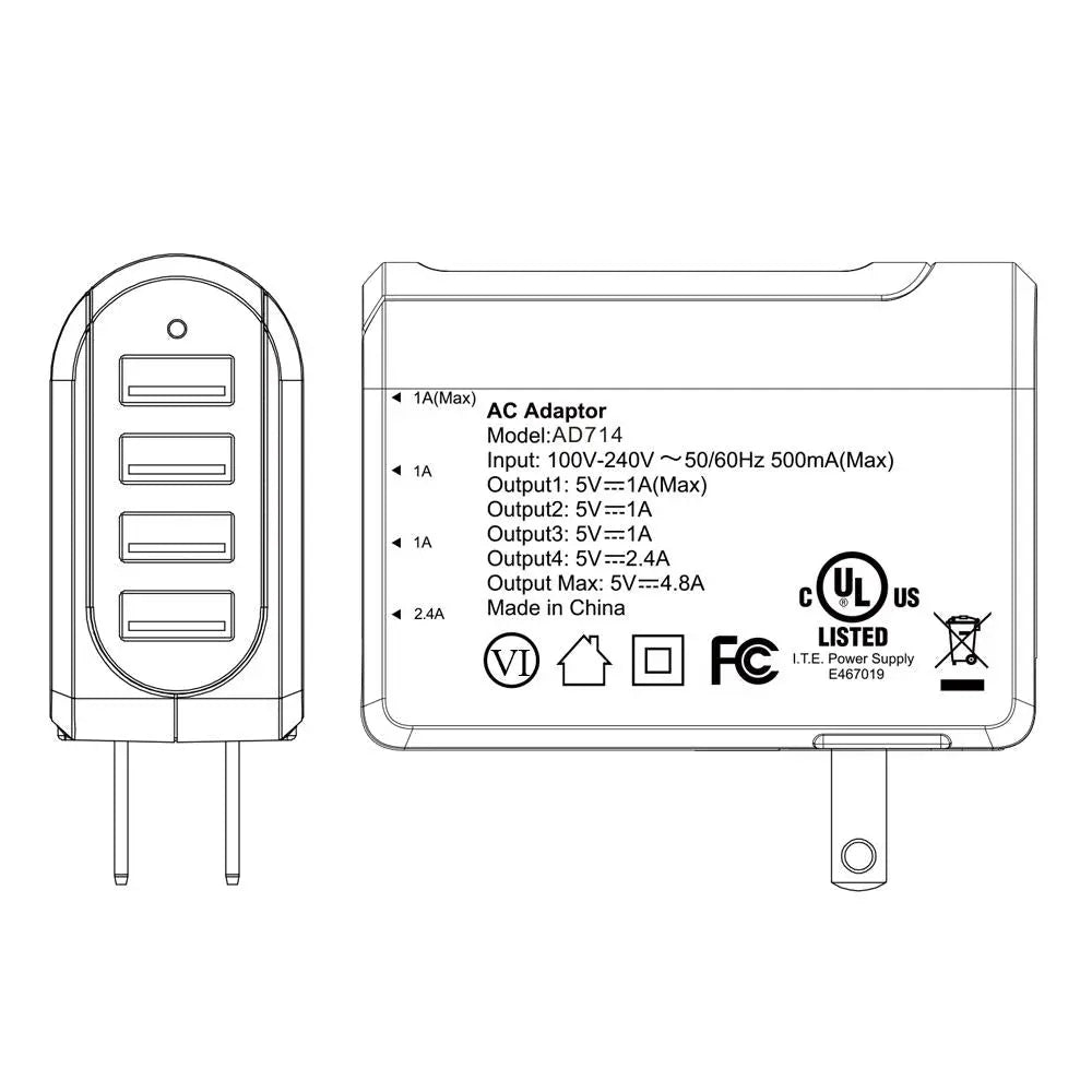 The wall charger - Holy Cow Promo Products